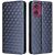 Чехол Deexe Rhombus Book для Motorola Edge 50 Fusion - Blue: фото 1 из 9