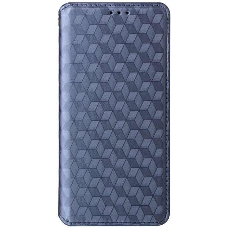 Чохол Deexe Rhombus Book для Motorola Edge 50 Fusion - Blue: фото 7 з 9