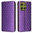 Чохол Deexe Rhombus Book для Motorola Moto G86 - Purple (383318V)