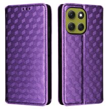 Чохол Deexe Rhombus Book для Motorola Moto G86 - Purple: фото 1 з 10