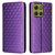 Чохол Deexe Rhombus Book для Motorola Moto G86 - Purple: фото 1 з 10