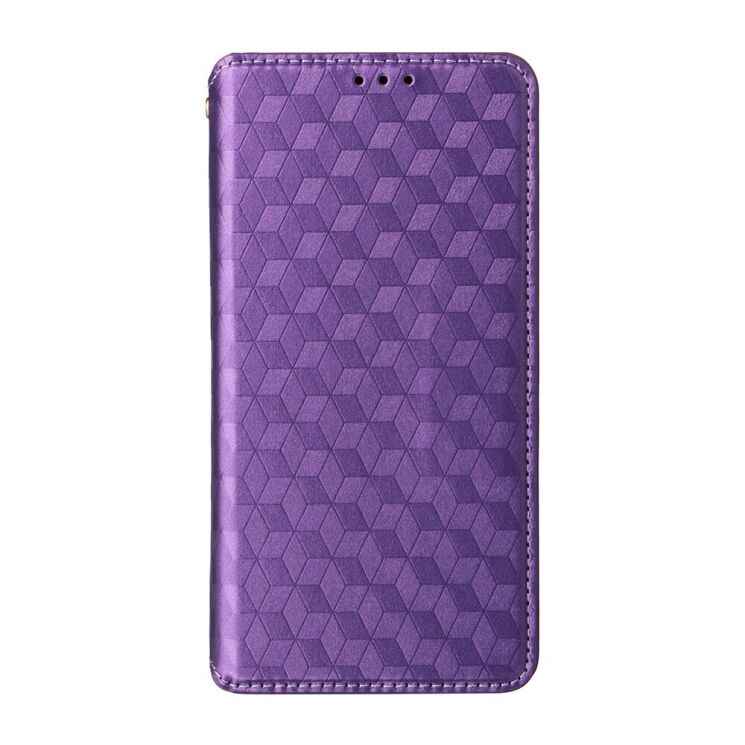 Чохол Deexe Rhombus Book для Motorola Moto G86 - Purple: фото 7 з 10
