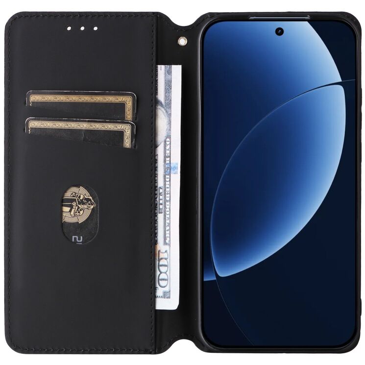 Чехол Deexe Rhombus Book для Realme GT 8 Pro - Silver: фото 2 з 8