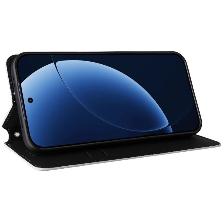 Чехол Deexe Rhombus Book для Realme GT 8 Pro - Silver: фото 4 з 8