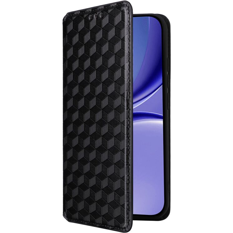 Чехол Deexe Rhombus Book для Xiaomi Poco X8 Pro - Black: фото 6 из 9