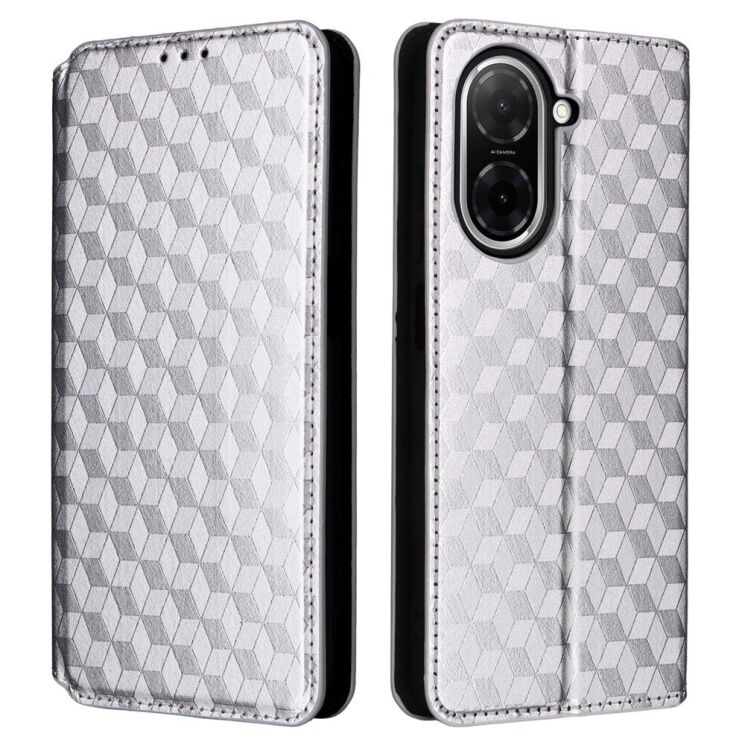 Чохол Deexe Rhombus Book для Xiaomi Redmi A5 (European Version) - Silver: фото 1 з 6