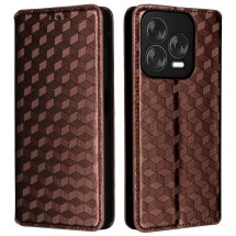 Чохол Deexe Rhombus Book для ZTE Nubia V70 Design - Brown: фото 1 з 10