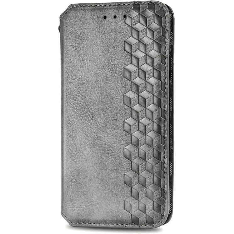 Чохол Deexe Rhombus Wallet для iPhone 18 Pro Max / 17 Pro Max - Grey: фото 4 з 6