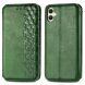 Чехол Deexe Rhombus Wallet для Samsung Galaxy A06 (A065) - Green (365117G). Фото 1 из 6