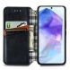 Чехол Deexe Rhombus Wallet для Samsung Galaxy A55 (A556) - Black (348181B). Фото 2 из 6