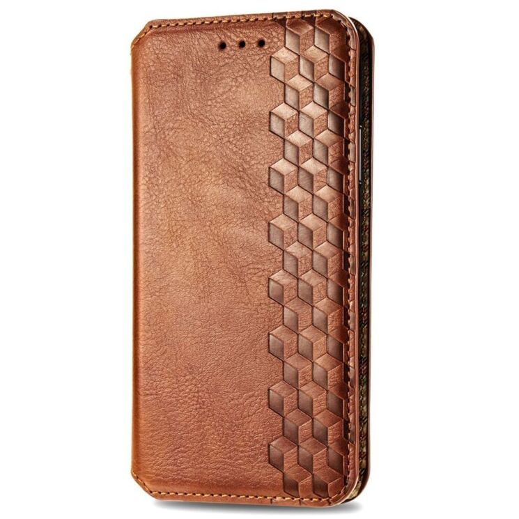 Чехол Deexe Rhombus Wallet для Xiaomi 14T Pro - Brown: фото 5 из 9