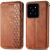 Чехол Deexe Rhombus Wallet для Xiaomi 14T Pro - Brown: фото 1 из 9