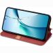 Чохол Deexe Rhombus Wallet для Xiaomi 17T Pro - Red (422319R). Фото 4 з 8