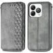 Чохол Deexe Rhombus Wallet для ZTE Blade A75 - Grey (361512H). Фото 1 з 9