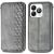 Чехол Deexe Rhombus Wallet для ZTE Blade A75 - Grey: фото 1 из 9