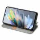 Чохол Deexe Rhombus Wallet для ZTE Blade A75 - Grey (361512H). Фото 3 з 9
