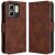 Чехол Deexe Wallet Stand для Infinix Smart 9 (X6532) / Hot 50i (X6531) - Brown: фото 1 из 7