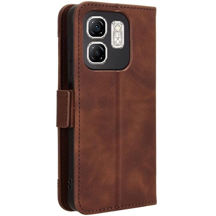 Чехол Deexe Wallet Stand для Infinix Smart 9 (X6532) / Hot 50i (X6531) - Brown: фото 7 из 7