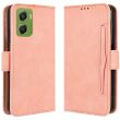 Чохол-книжка з кишеньками Deexe Wallet Stand для Motorola Moto G06 / G06 Power - Pink (401503P)