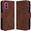 Чехол Deexe Wallet Stand для Motorola Moto G55 - Brown (366107Z)