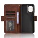 Чехол Deexe Wallet Stand для Motorola Moto G55 - Brown (366107Z). Фото 5 из 7