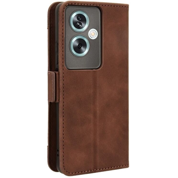 Чехол Deexe Wallet Stand для OnePlus Nord N30 SE - Brown: фото 7 из 7