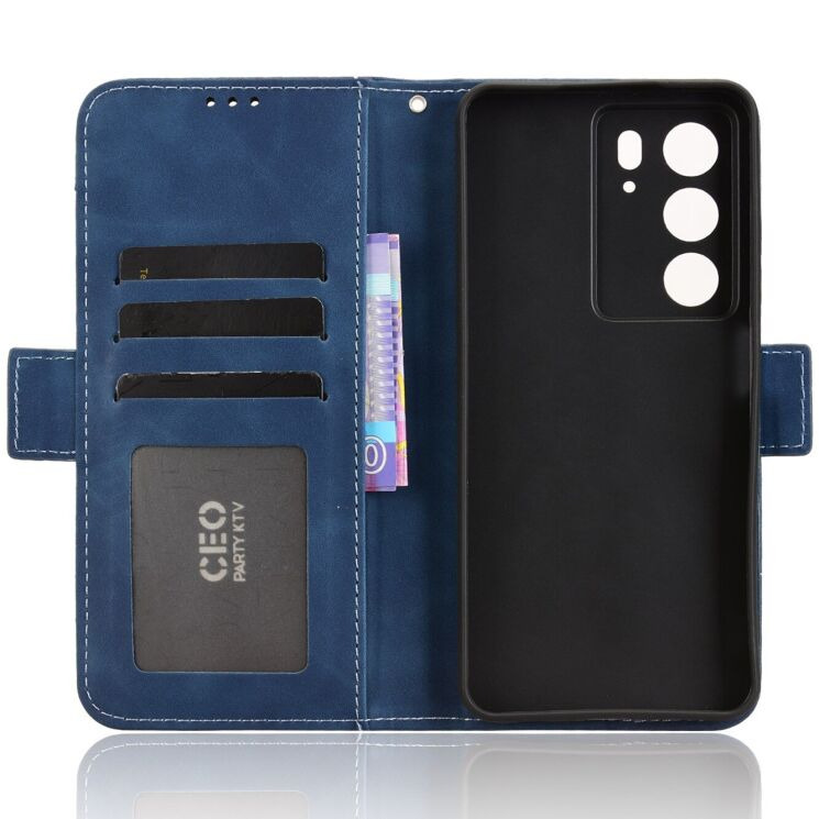Чохол Deexe Wallet Stand для Realme C71 - Blue: фото 4 з 14