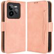 Чехол Deexe Wallet Stand для Realme GT 7 Pro - Pink (377220P)