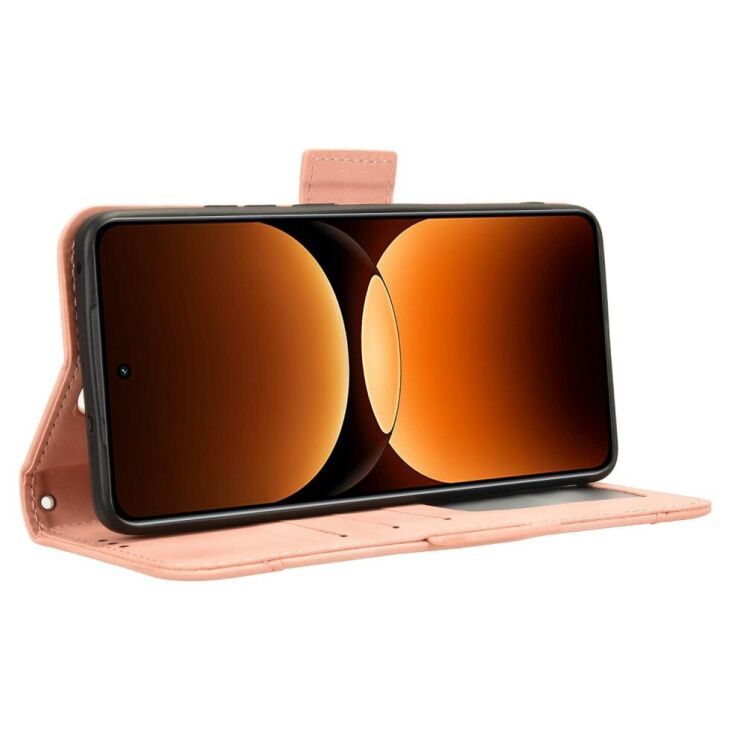 Чехол Deexe Wallet Stand для Realme GT 7 Pro - Pink: фото 5 из 7