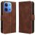 Чохол Deexe Wallet Stand для Xiaomi Redmi 15C - Brown: фото 1 з 15