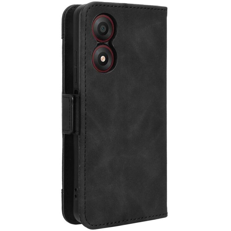 Чехол Deexe Wallet Stand для ZTE Blade A34 - Black: фото 7 из 7