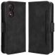 Чехол Deexe Wallet Stand для ZTE Blade A34 - Black (366141B). Фото 1 из 7