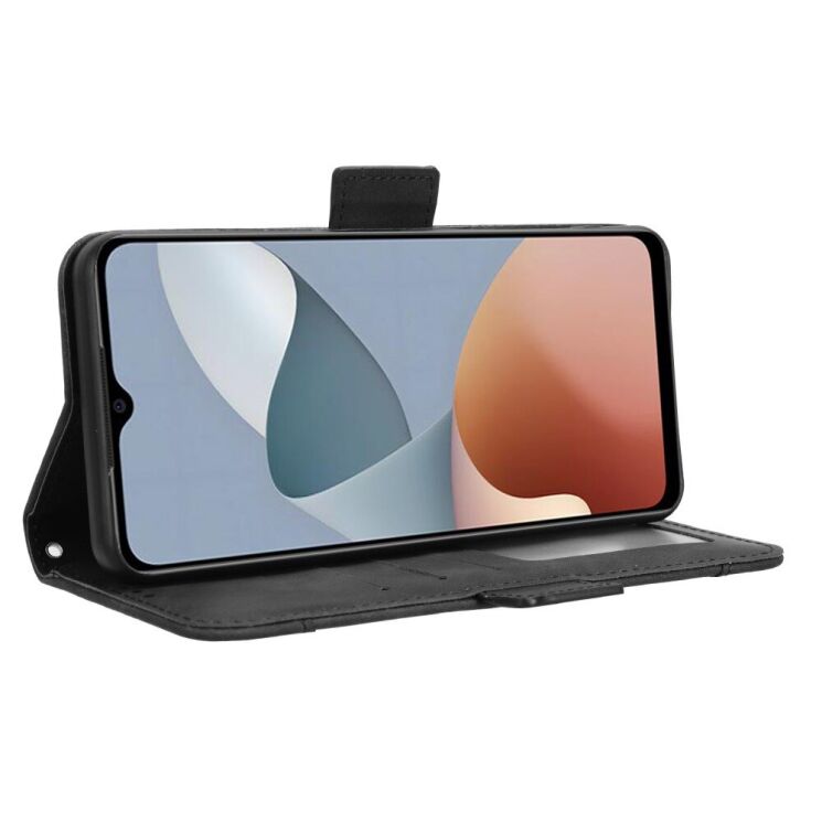 Чехол Deexe Wallet Stand для ZTE Blade A34 - Black: фото 4 из 7