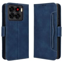 Чехол-книжка с кармашками Deexe Wallet Stand для ZTE Blade A56 - Blue: фото 1 из 15