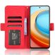Чехол Deexe Wallet Stand для ZTE Nubia Focus - Red (361517R). Фото 3 из 7