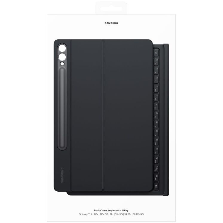 Чохол-клавіатура Book Cover Keyboard AI Key для Samsung Galaxy Tab S10 Plus / S9 Plus / S9 FE Plus (X820/826/810/816/610/616) EF-DX825BBEGUA - Black: фото 11 з 11