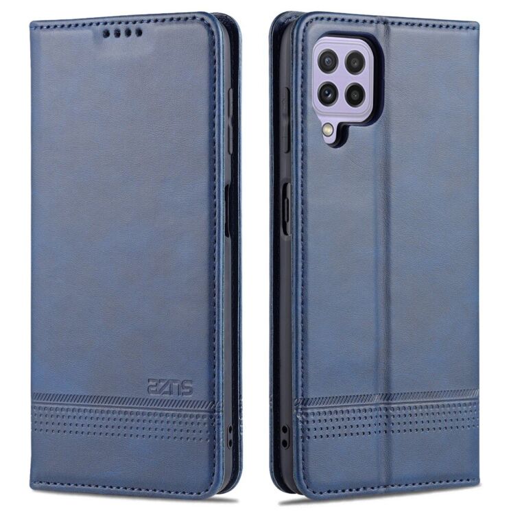 Чехол-книжка AZNS Classic Series для Samsung Galaxy A22 (A225) / M22 (M225) - Blue: фото 1 из 8