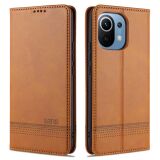 Чехол-книжка AZNS&nbsp;Classic Series для Xiaomi Mi 11 - Brown: фото 1 из 13