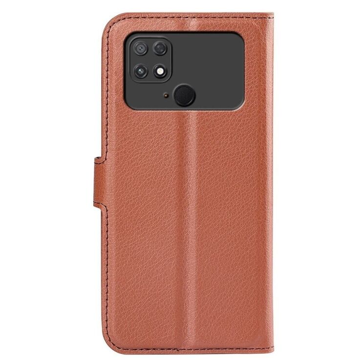 Чехол-книжка Deexe Book Type для Xiaomi Poco C40 - Brown: фото 5 из 7