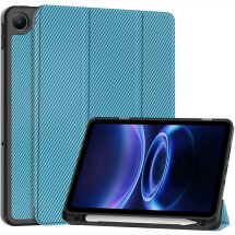 Чохол-книжка Deexe Carbon Folio для Xiaomi Redmi Pad 2 SE / Pad 2 9.7 - Sky Blue: фото 1 з 11