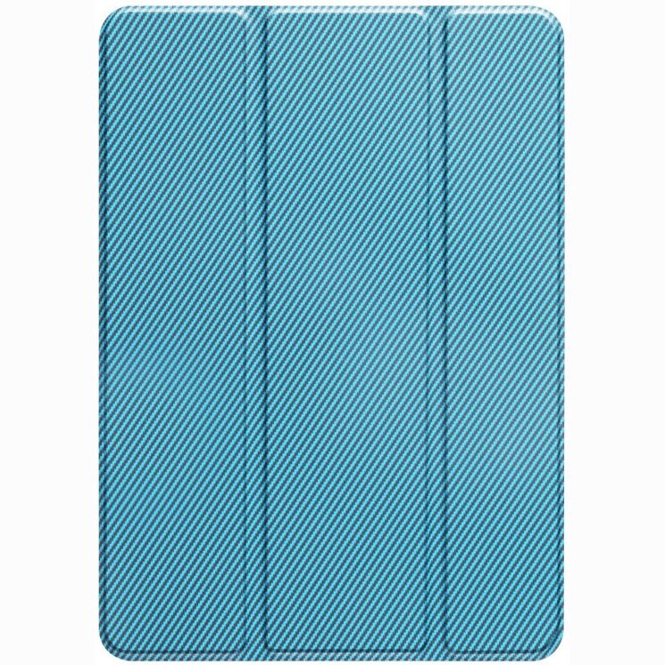Чохол-книжка Deexe Carbon Folio для Xiaomi Redmi Pad 2 SE / Pad 2 9.7 - Sky Blue: фото 4 з 11