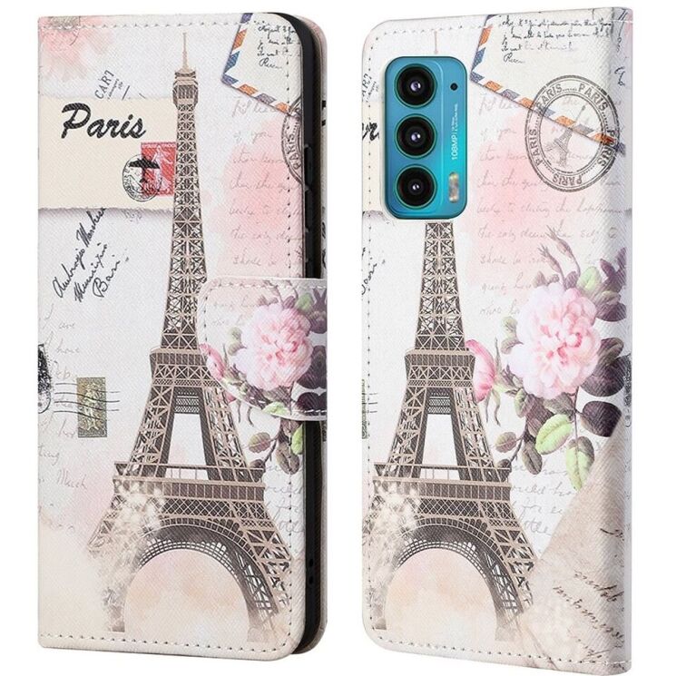 Чехол-книжка Deexe Color Wallet для Motorola Edge 20 - Tower: фото 1 из 6