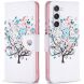 Чехол-книжка Deexe Color Wallet для Samsung Galaxy S24 (S921) / Galaxy S25 (S931) - Flower Tree (347149H). Фото 1 из 7