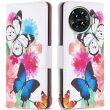 Чехол-книжка Deexe Color Wallet для TECNO Spark 20 Pro+ - Two Butterflies (351203C)