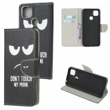 Чохол-книжка Deexe Color Wallet для Xiaomi Redmi 9C - Do Not Touch My Phone (267612E)