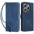 Чехол-книжка Deexe Delta Book для Infinix Hot 40 / 40 Pro - Blue (344704L)