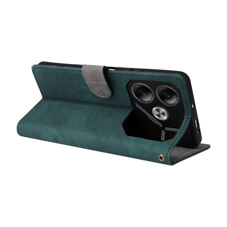 Чехол-книжка Deexe Delta Book для TECNO Pova 6 - Green: фото 4 из 8