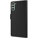 Чехол-книжка Deexe Eclipse Wallet для Infinix Hot 50 - Black (365915B). Фото 4 из 9