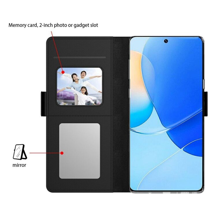 Чехол-книжка Deexe Eclipse Wallet для Infinix Hot 50 - Black: фото 5 из 9