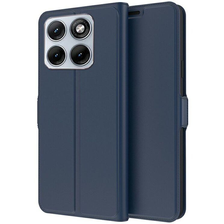 Чехол-книжка Deexe Faro Wallet для Motorola Edge 70 Fusion - Blue (409544L) Чехол-книжка Deexe Faro Wallet для Motorola Edge 70 Fusion - Blue: фото 1 из 7